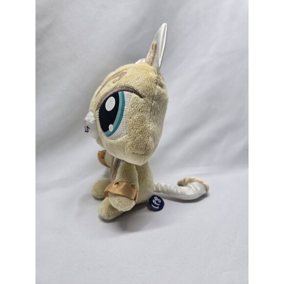 Hasbro Littlest Pet Shop LPS Sassiest Kitty (2008) Plush Stuffed Animal 8" - Picture 4 of 6